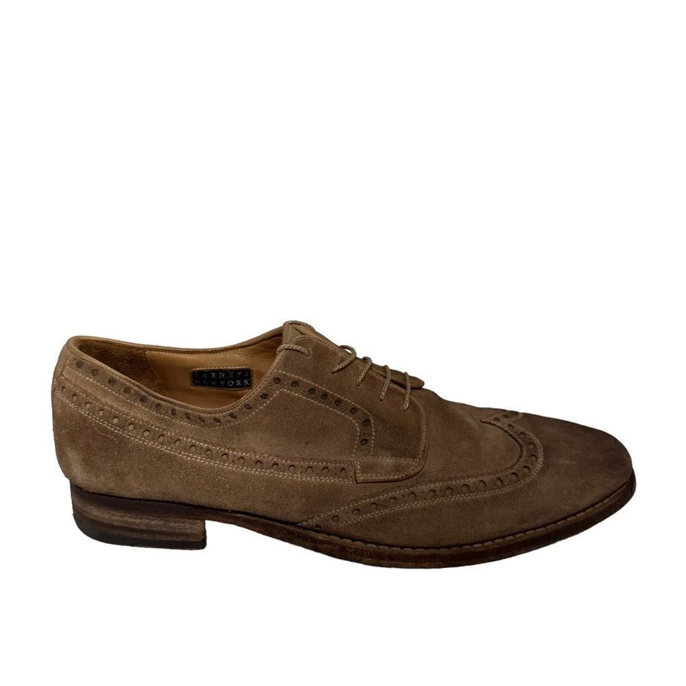 Men’s Harris 1813 Barney’s New York dress shoes Brown rustic color-way size 11